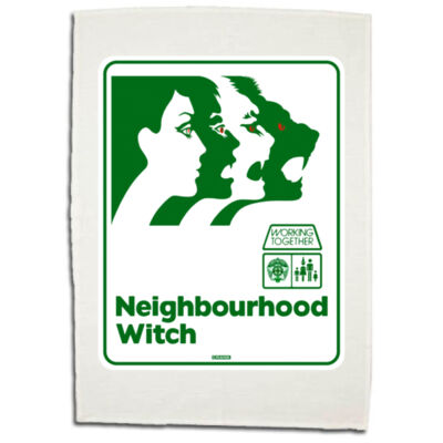 Neighbourhood Witch Posh Tea Towel Thumbnail