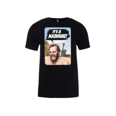 It's A Madhouse! Men's Fitted Tee - Mens Fitted Cotton Tee Thumbnail