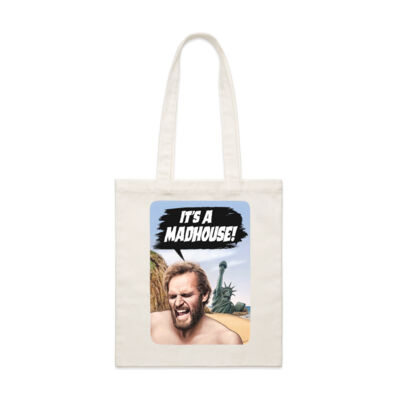 It's A Madhouse! - AS Colour Parcel Tote Thumbnail