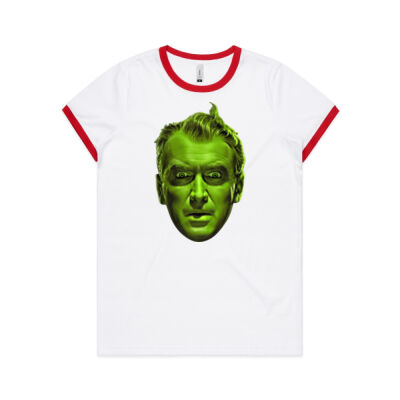 Jimmy Got High - Womens AS Colour Ringer Tee 4053 Thumbnail