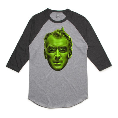 Jimmy Got High - 3/4 Raglan Tee Unisex Thumbnail