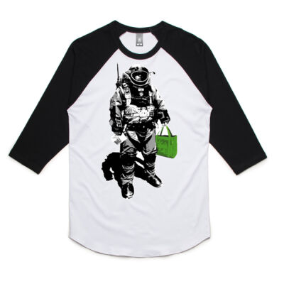Need Anything From The Shops? - 3/4 Raglan Tee Unisex Thumbnail