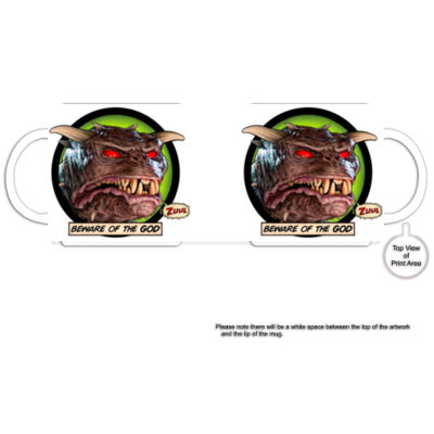 Beware Of The God - Black Rim Ceramic Mug Thumbnail